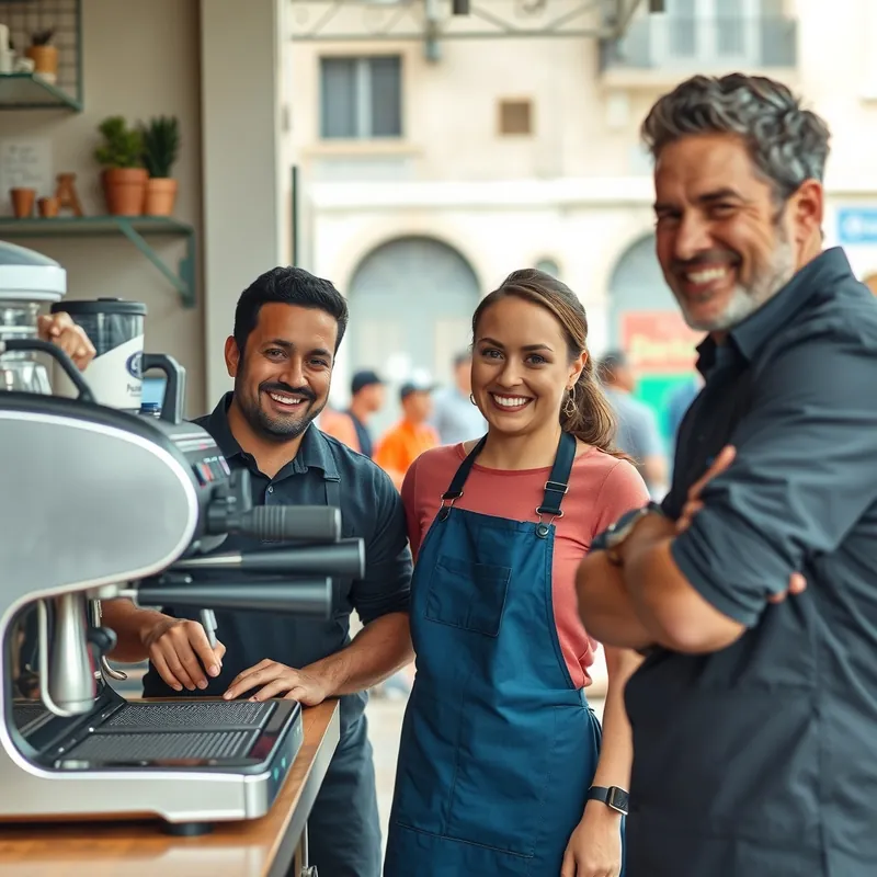 Barista job in Malta (illustration)