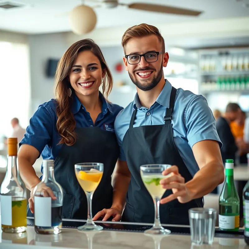 Bartender job in Malta (illustration)