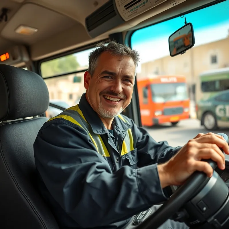 Bus Driver job in Malta (illustration)