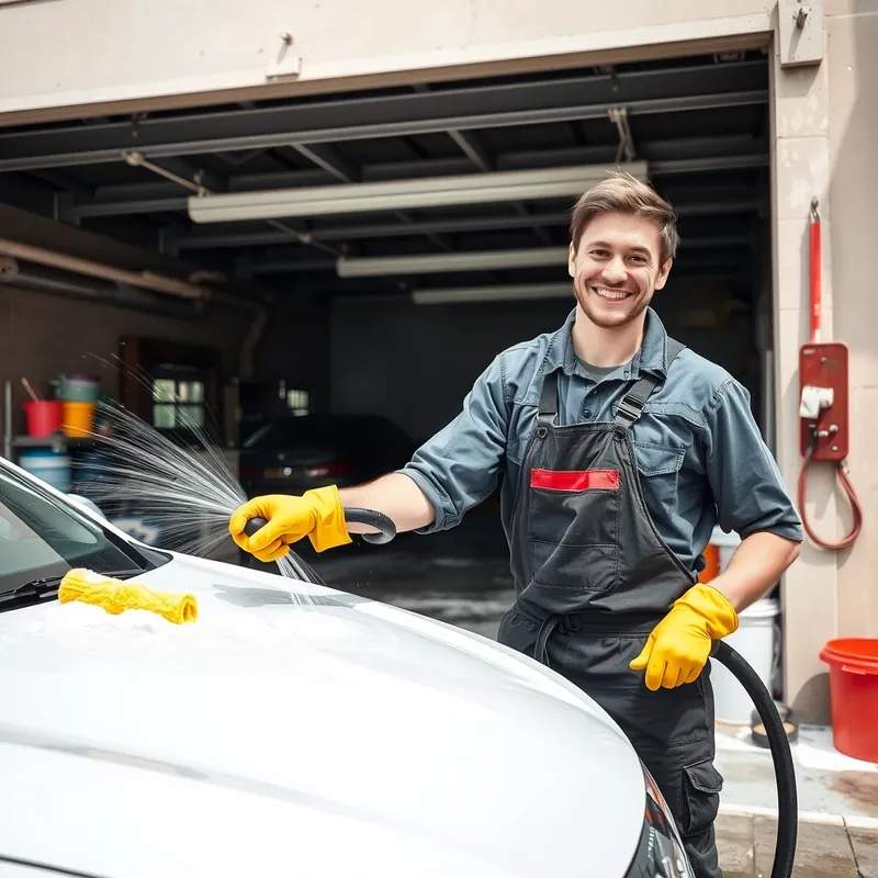 Car Wash Attendant job in Malta (illustration)