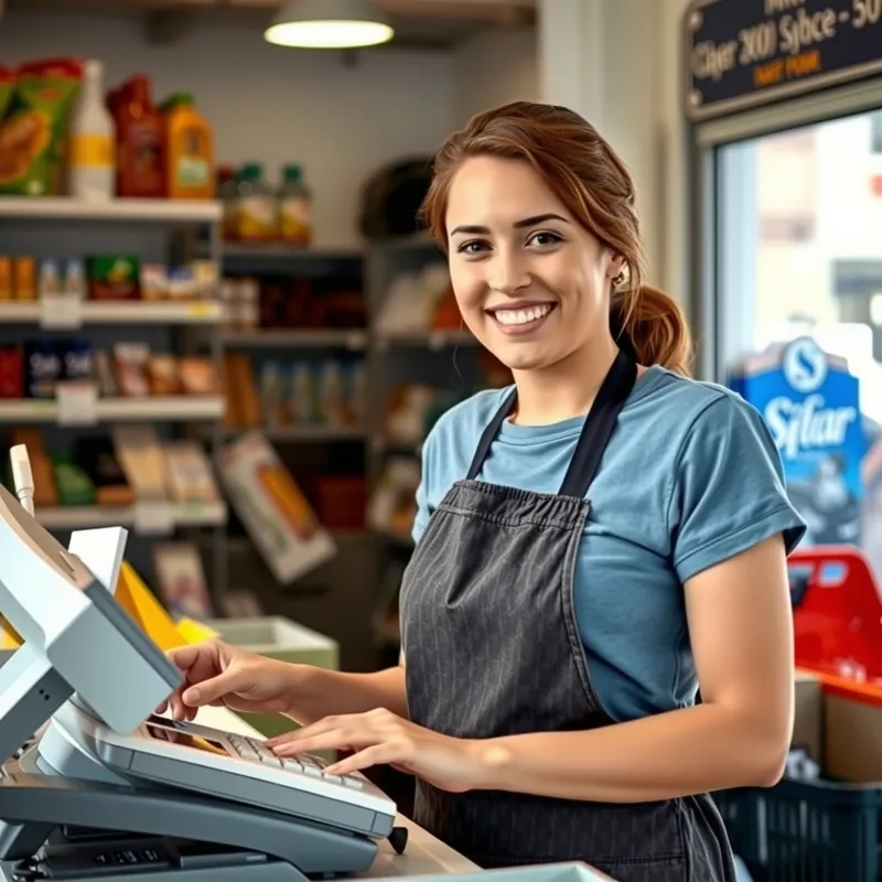 Cashier job in Malta (illustration)