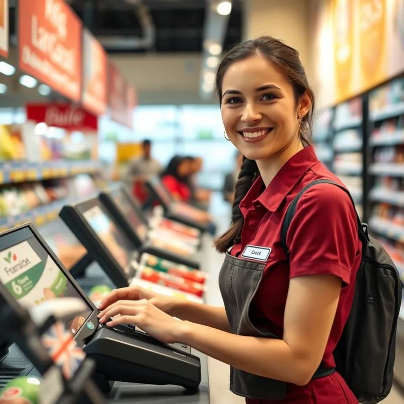 Cashier job in St. Paul's Bay, Malta (illustration)