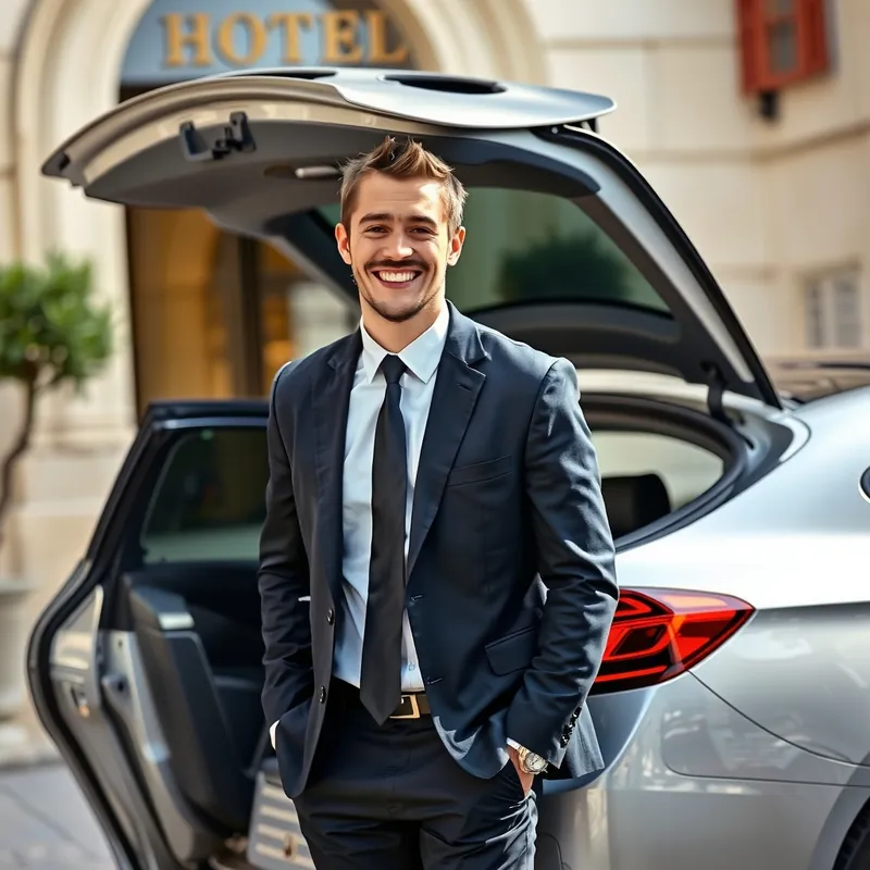Chauffeur job in Malta (illustration)