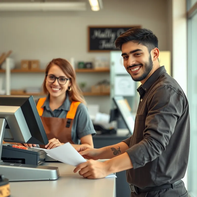 Office Clerk and Cashier job in Malta (illustration)
