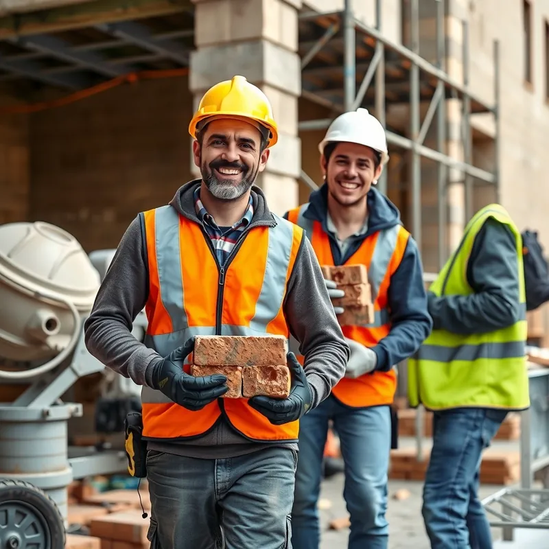 Construction Helper job in Malta (illustration)