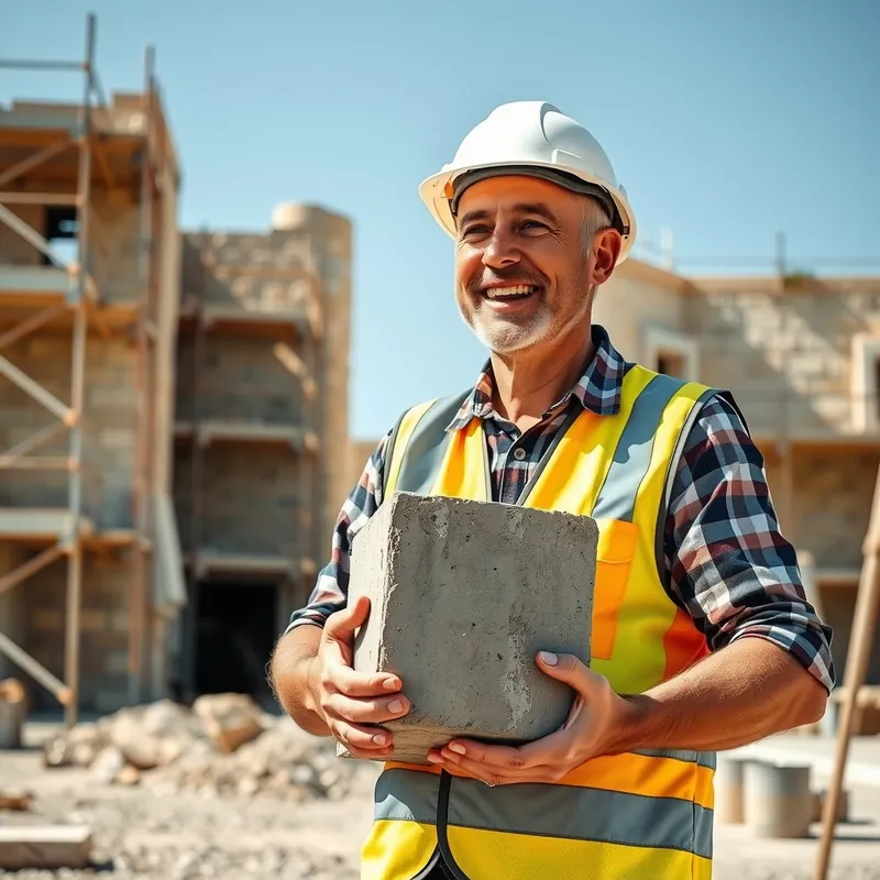 Construction Worker job in Malta (illustration)