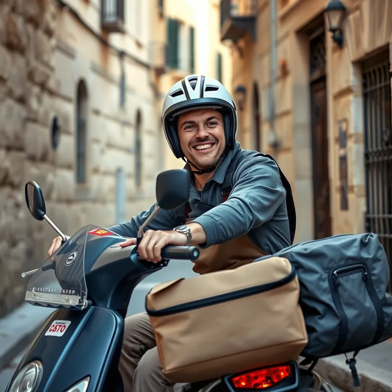 Courier job in Malta (illustration)