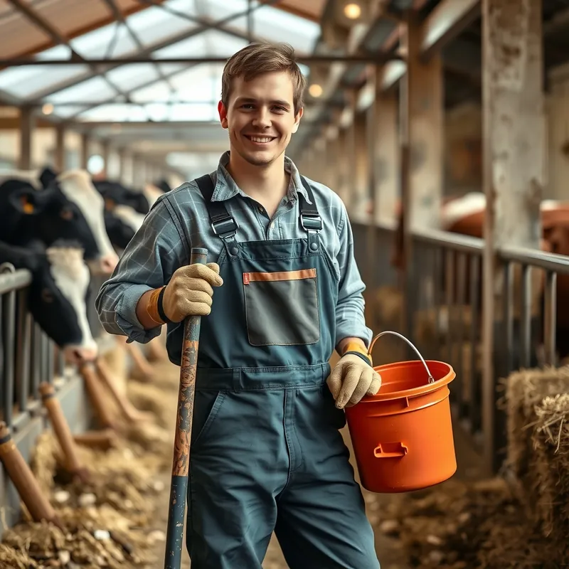 Dairy Farm Helper job in Malta (illustration)