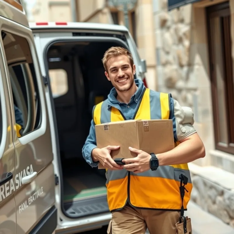 Delivery Driver job in Malta (illustration)