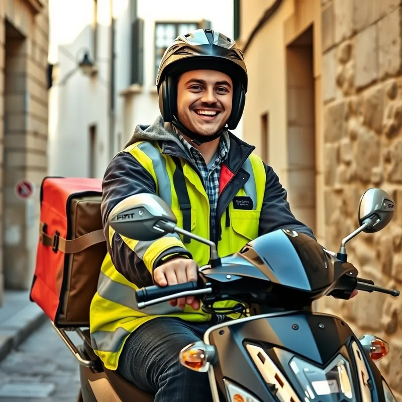 Delivery Person job in Malta (illustration)