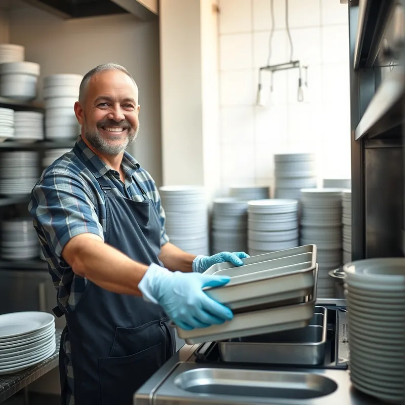 Dishwasher job in Malta (illustration)
