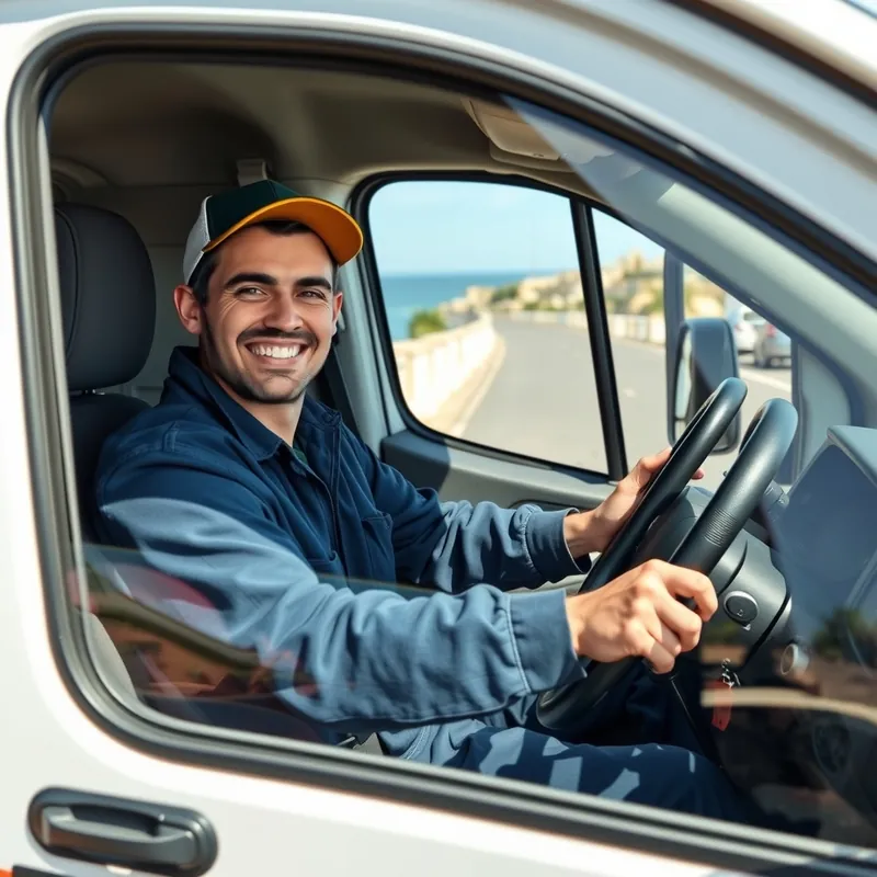 Driver job in Malta (illustration)