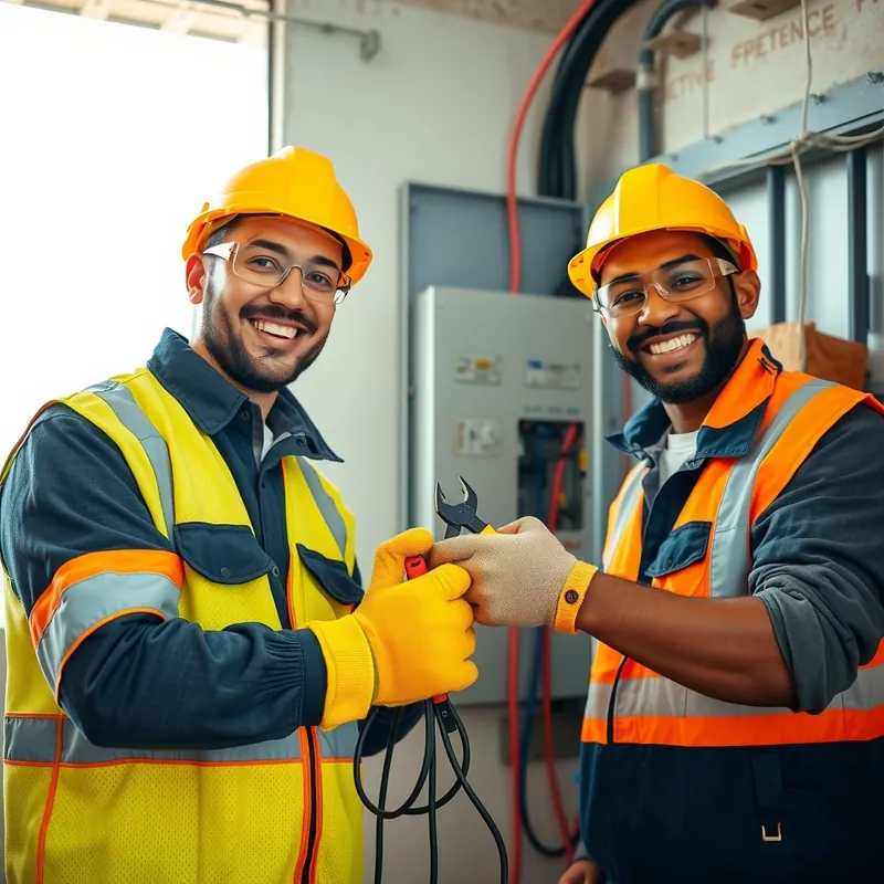 ELECTRICIAN, Building and Related job in Malta (illustration)