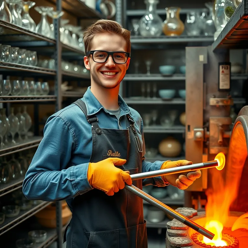 Glass Manufacturing Worker job in Malta (illustration)