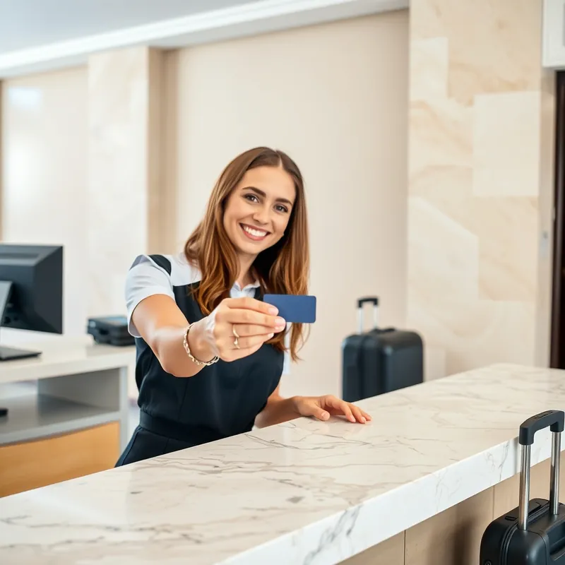 Hotel Receptionist job in Valletta, Malta (illustration)