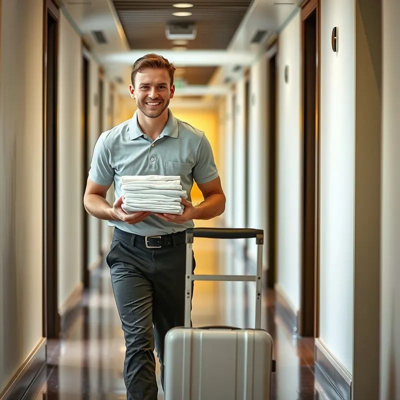 House Attendant job in Malta (illustration)