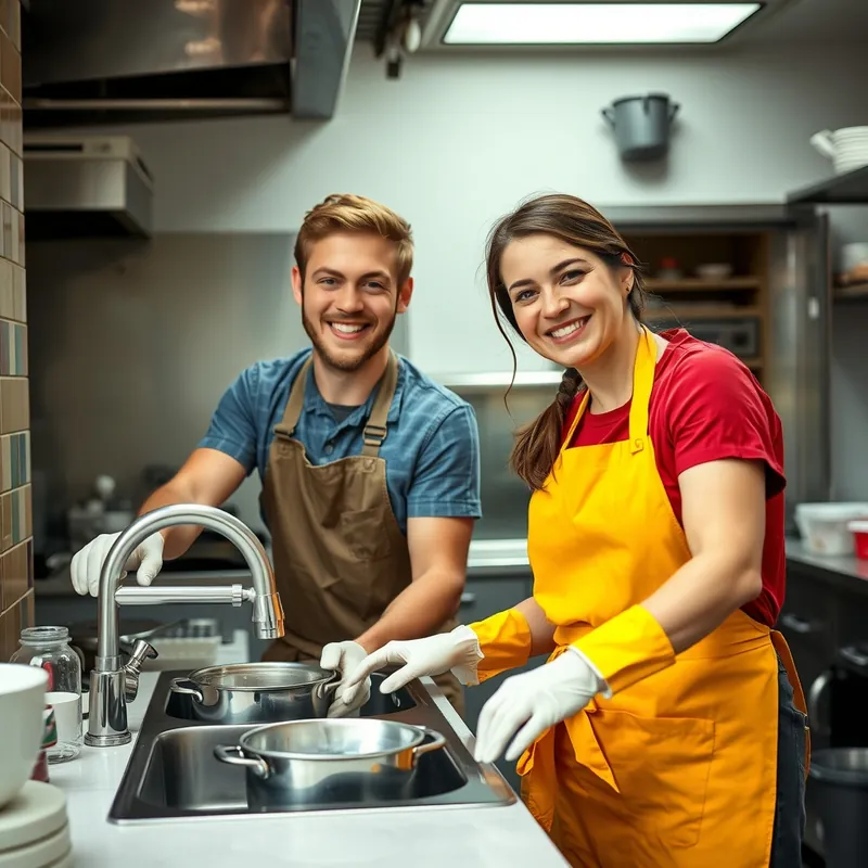 Cleaner / Kitchen Porter job in Malta (illustration)