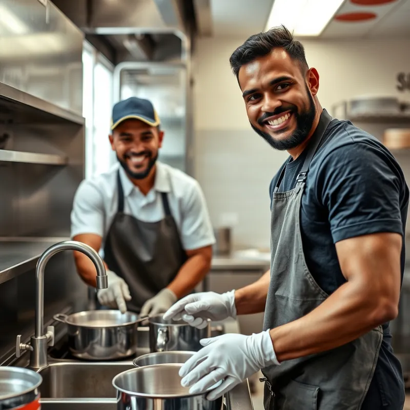 Kitchen Porter job in Malta (illustration)