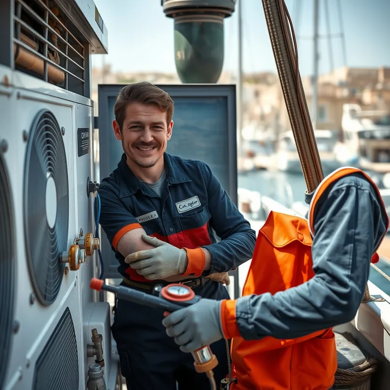 Marine Hvac Technician job in Malta (illustration)