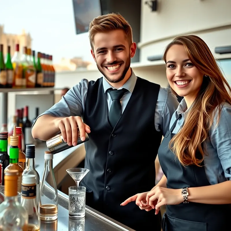 Mixologist job in Malta (illustration)