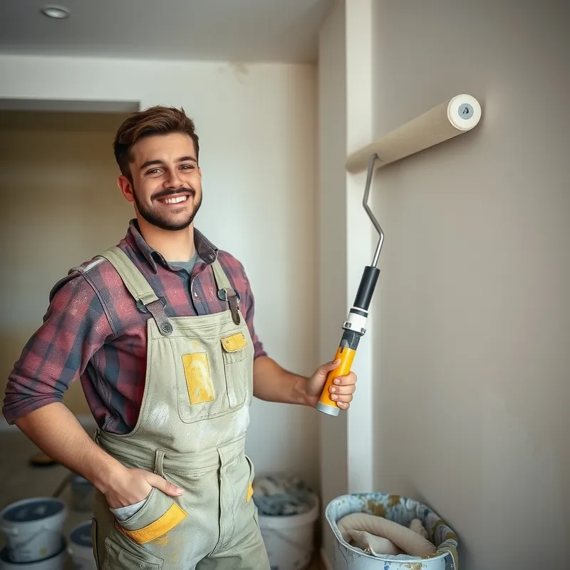 Painter job in Malta (illustration)