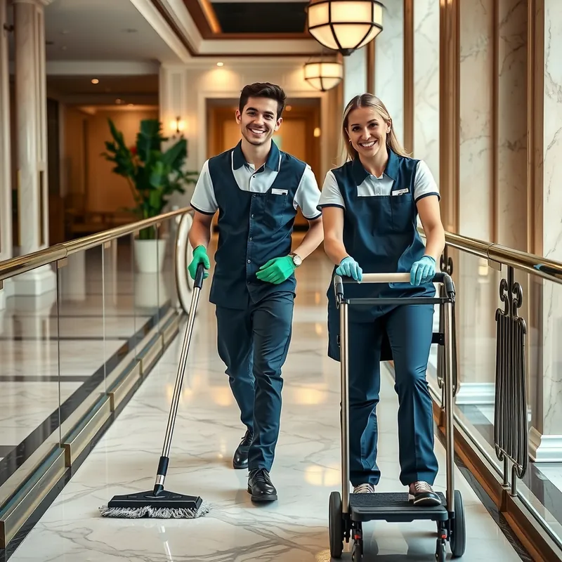 Public Area Attendant job in Malta (illustration)