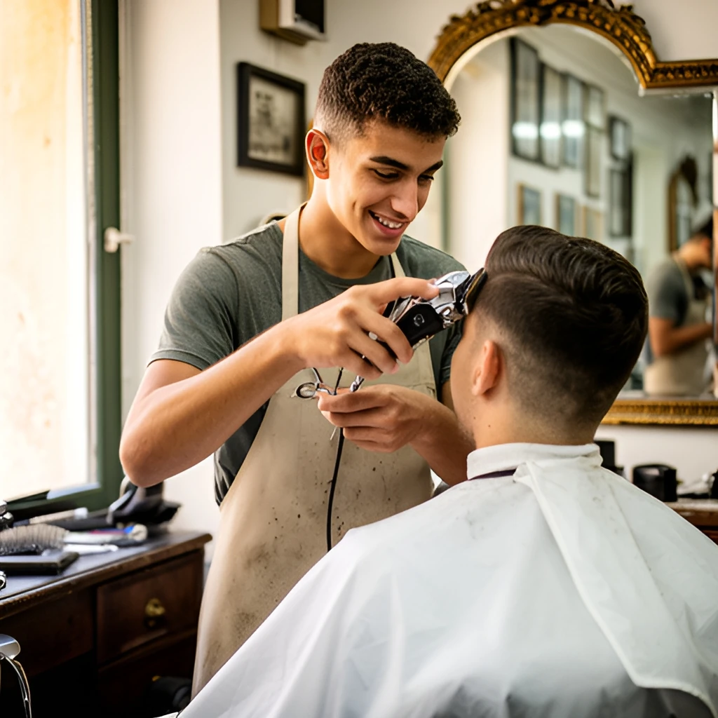 Barber job in Malta (illustration)