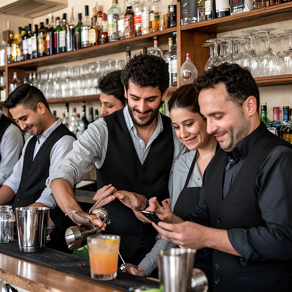 Bartender job in Malta (illustration)