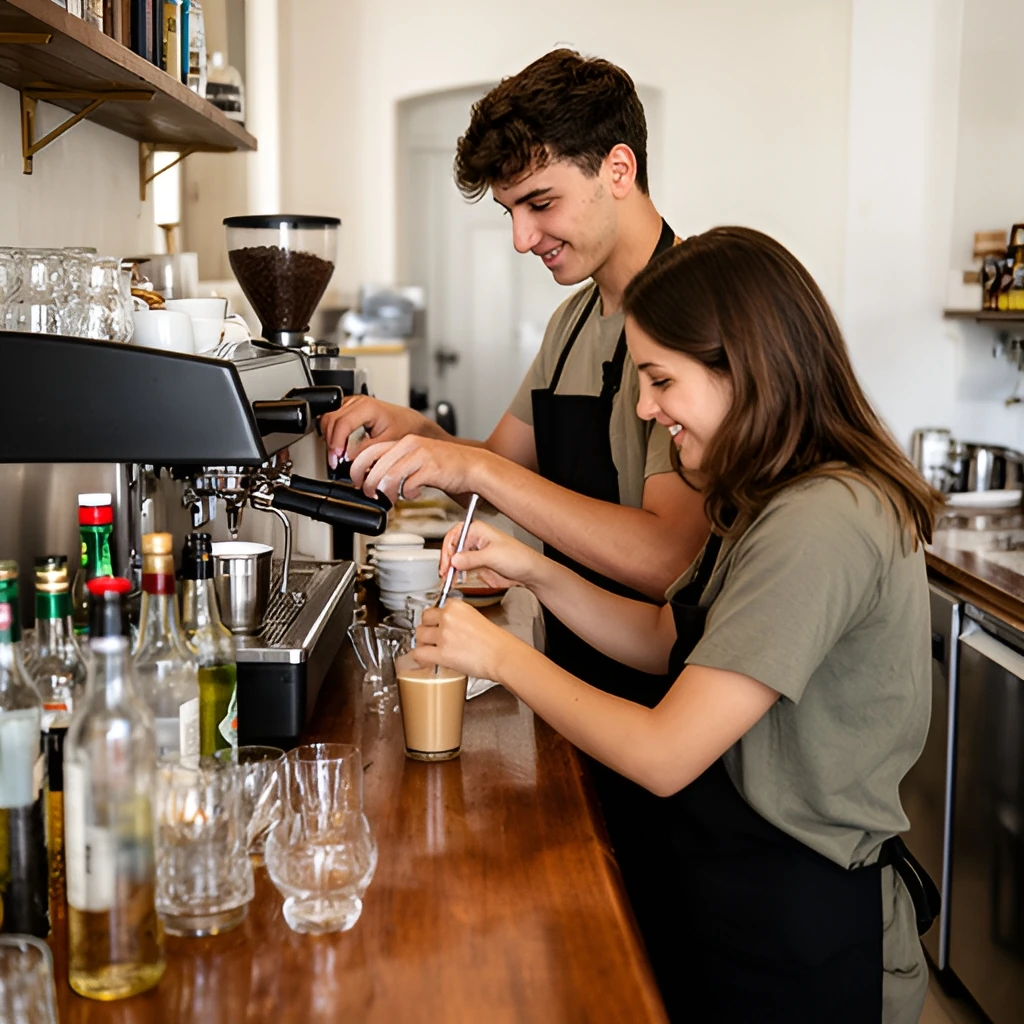 Bartender job in Malta (illustration)