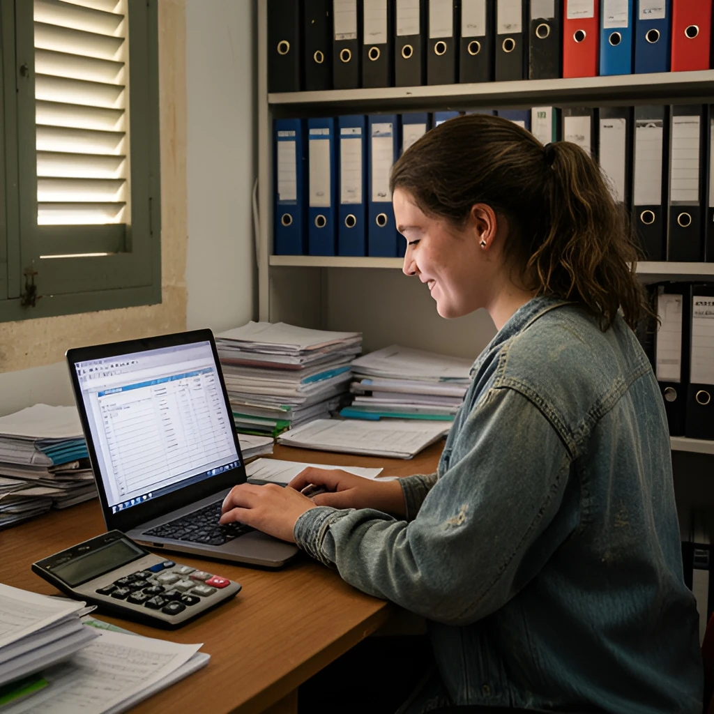Bookkeeper job in Malta (illustration)