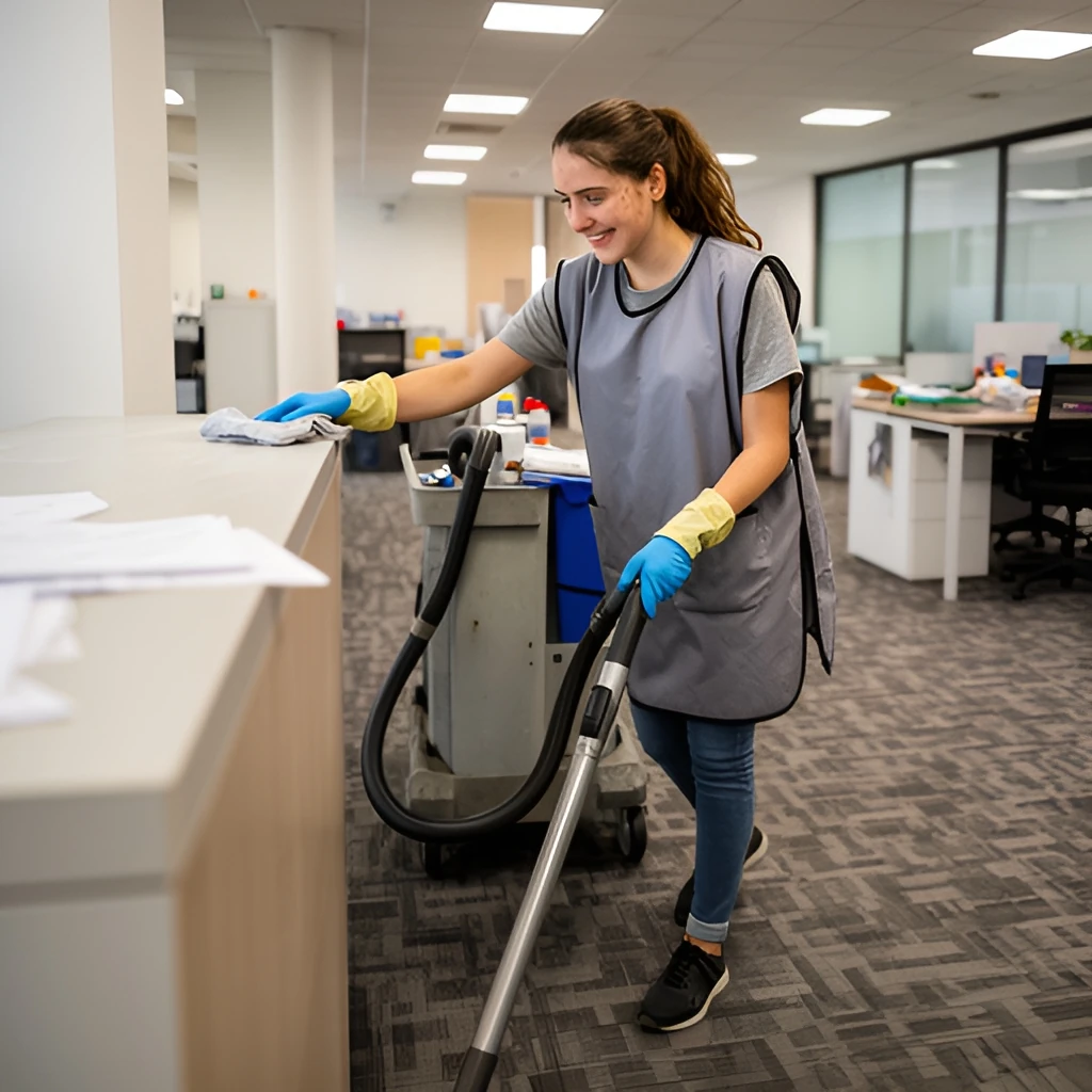 Cleaner job in Malta (illustration)