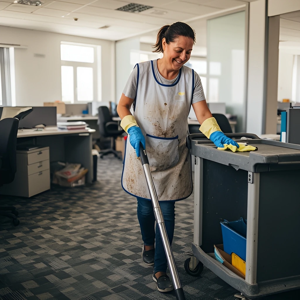 Cleaner job in Malta (illustration)