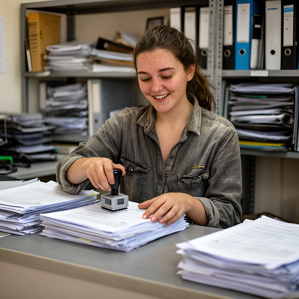Clerk job in Malta (illustration)