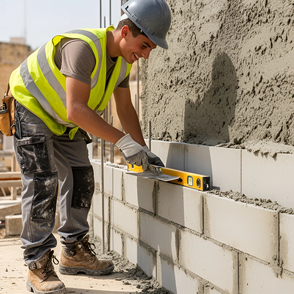 Skilled Construction Worker job in Malta (illustration)