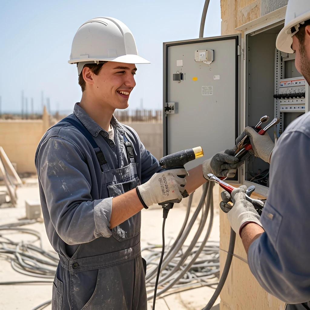 Elelctrician Assistant job in Malta (illustration)