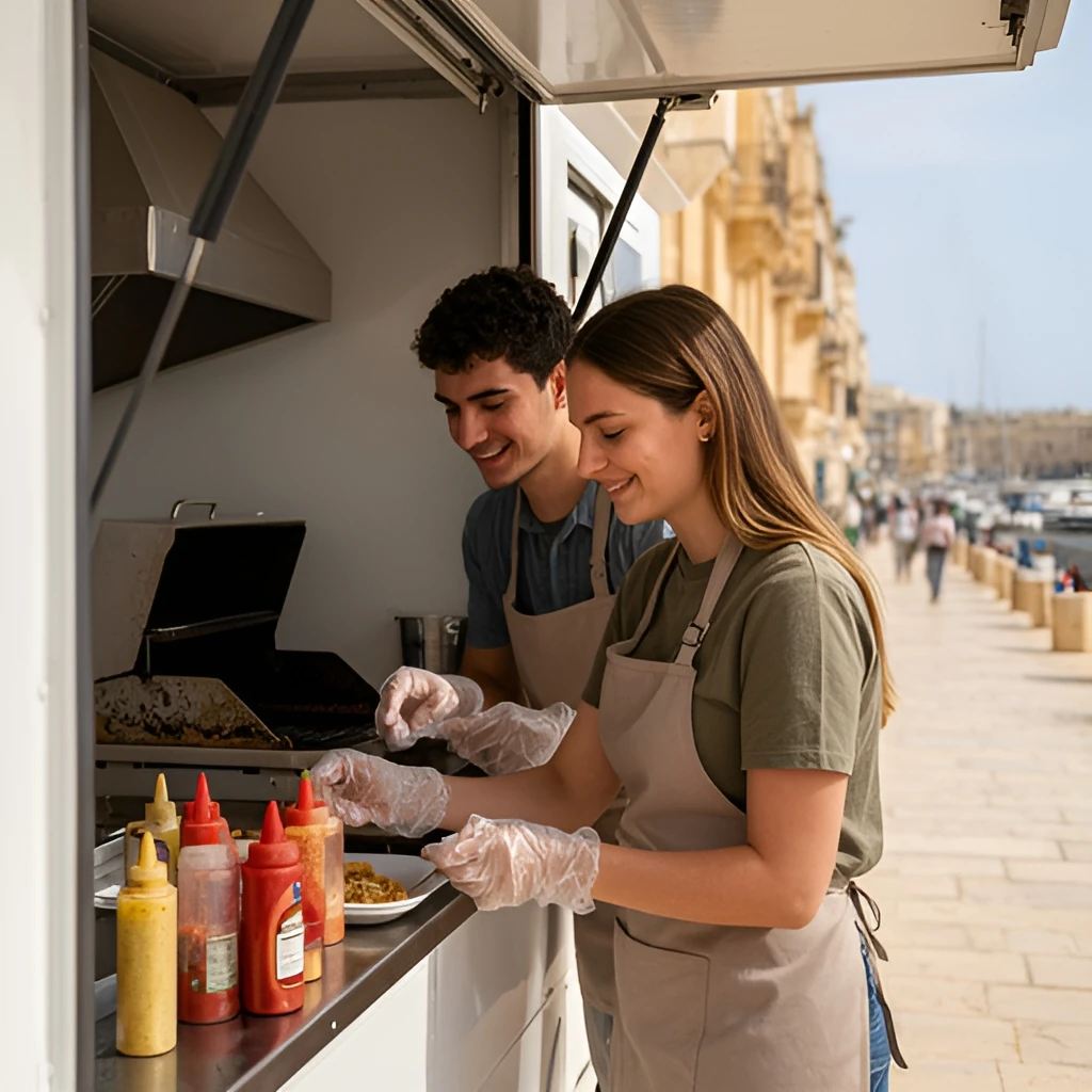 Food Truck Staff job in Malta (illustration)