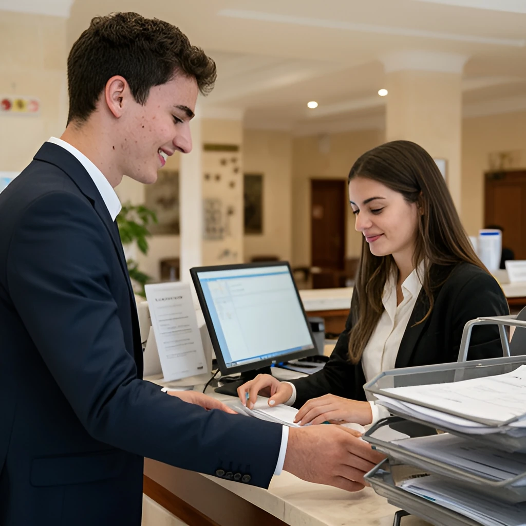 Front Office & Accounts Clerk job in Malta (illustration)
