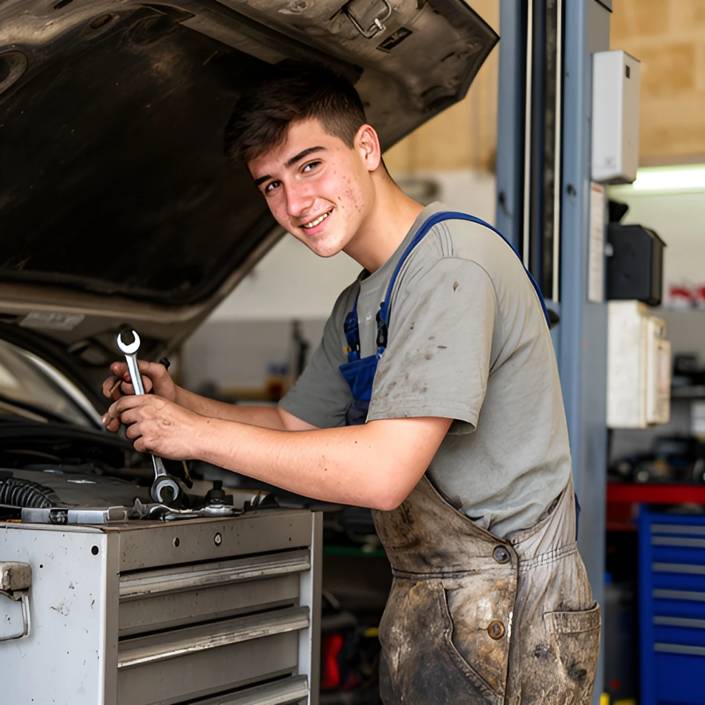 Mechanic job in Malta (illustration)