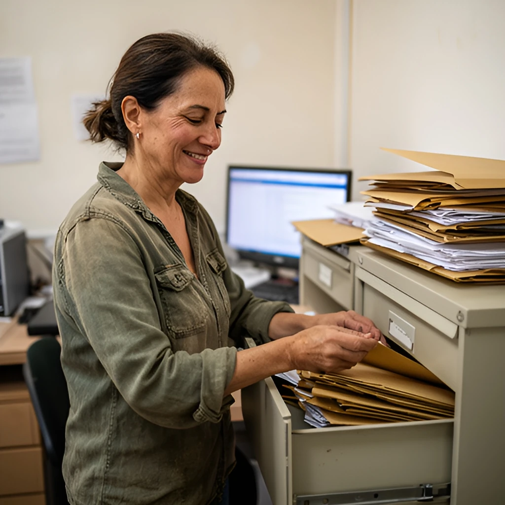 Office Clerk job in Malta (illustration)