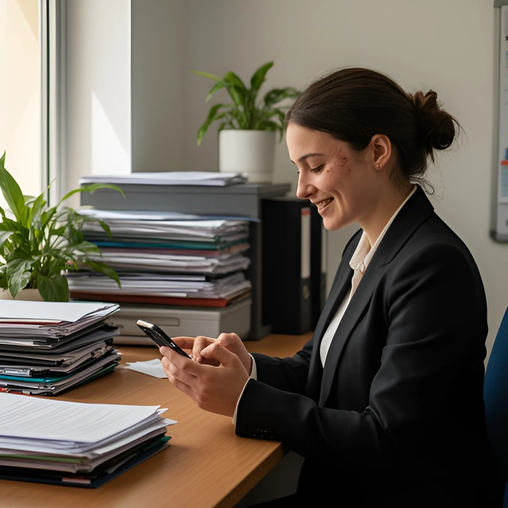 Secretary job in Malta (illustration)
