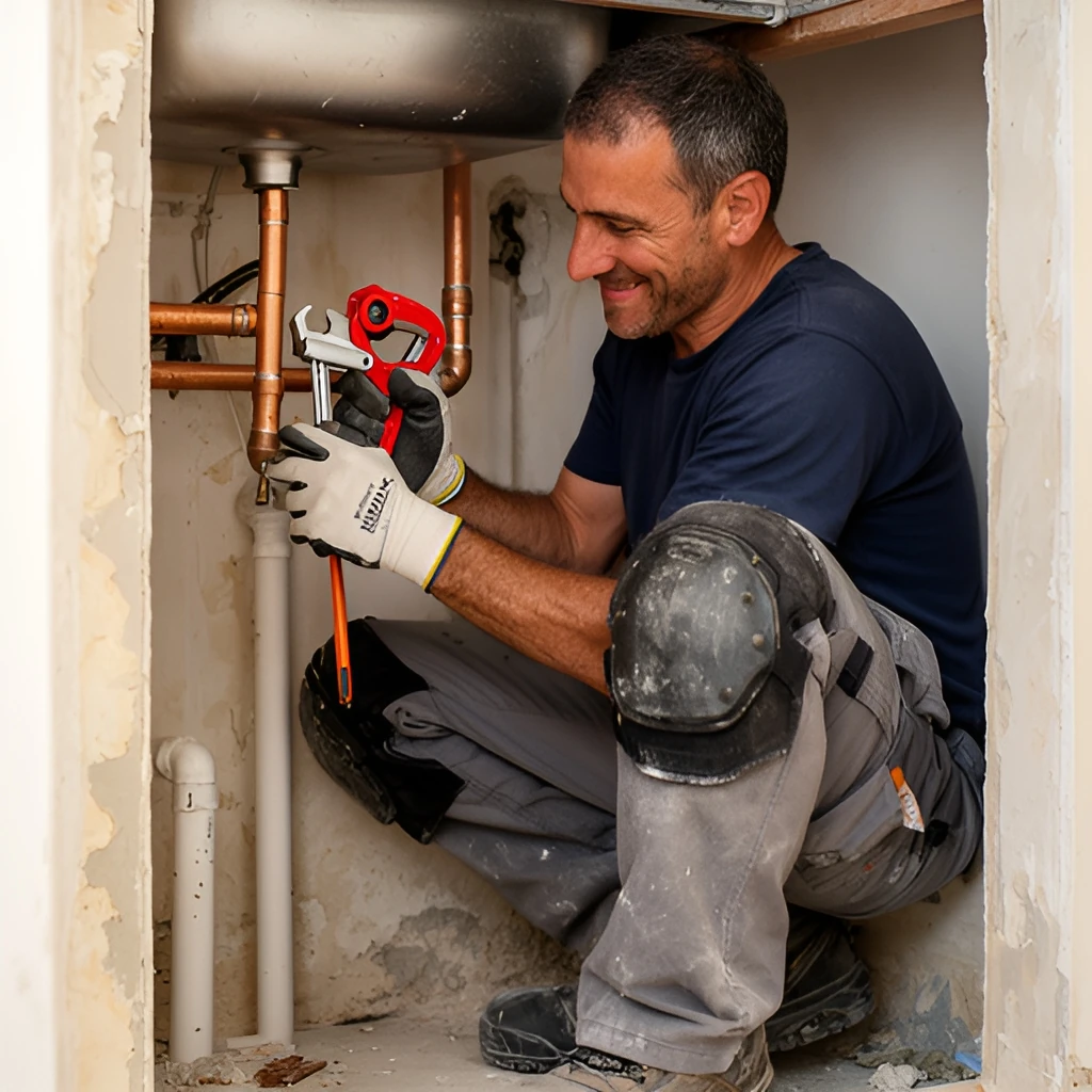 Plumber job in Malta (illustration)