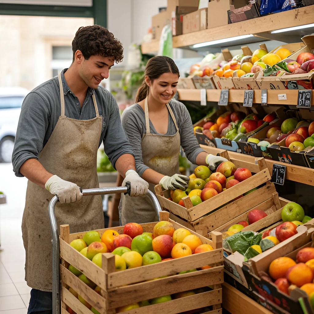 Fruit & Veg Store Helper job in Malta (illustration)