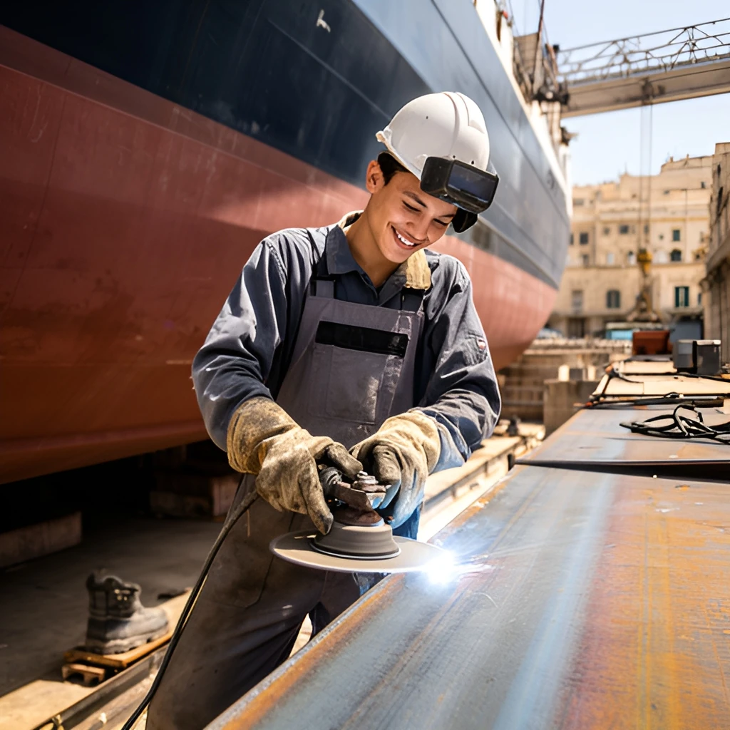 Ship Repair Worker job in Malta (illustration)