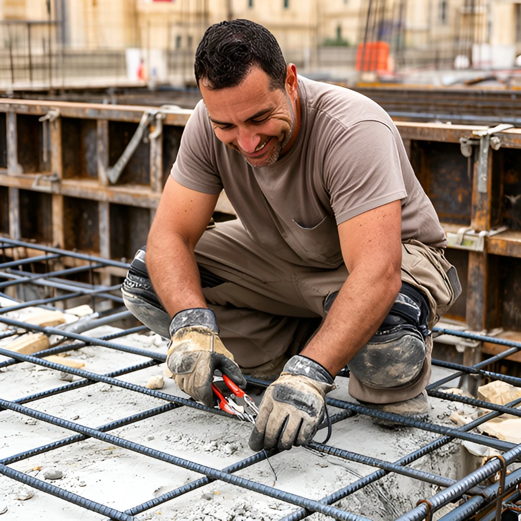 Steel Fixer job in Malta (illustration)