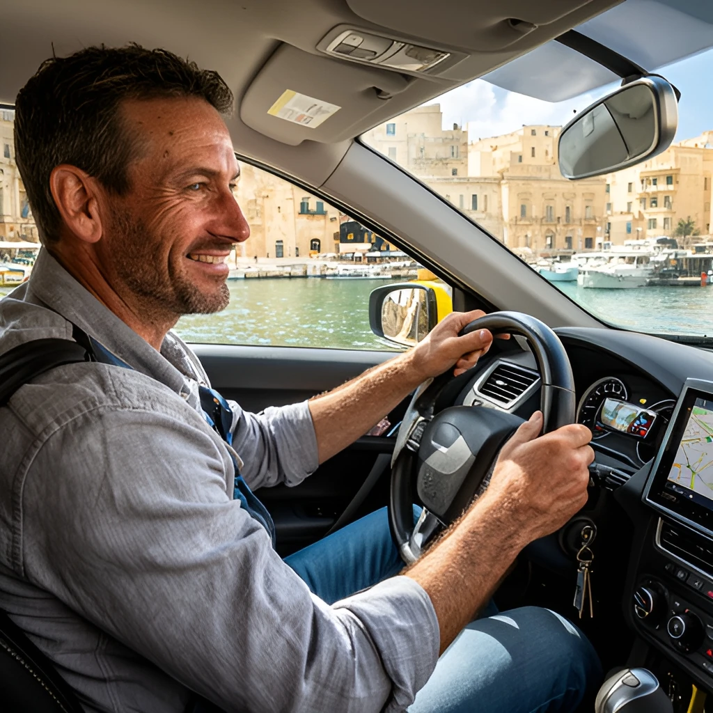 Cab Driver job in Malta (illustration)