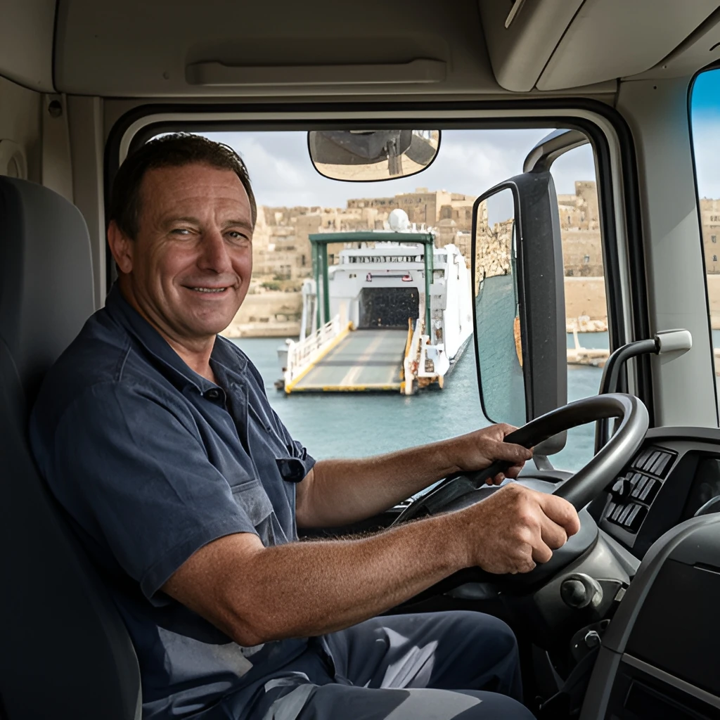 FastDrop Truck Driver job in Marsa, Malta (illustration)
