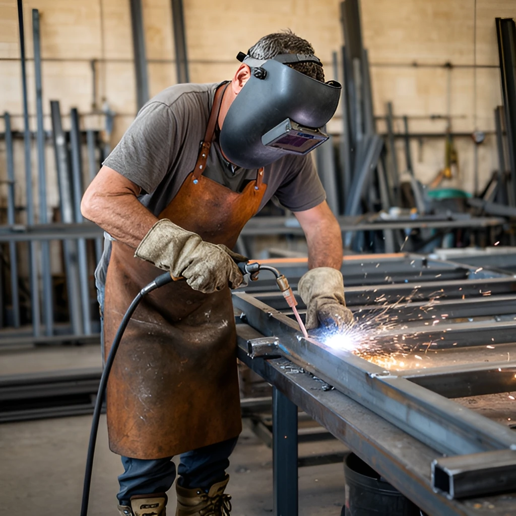 Welder job in Malta (illustration)