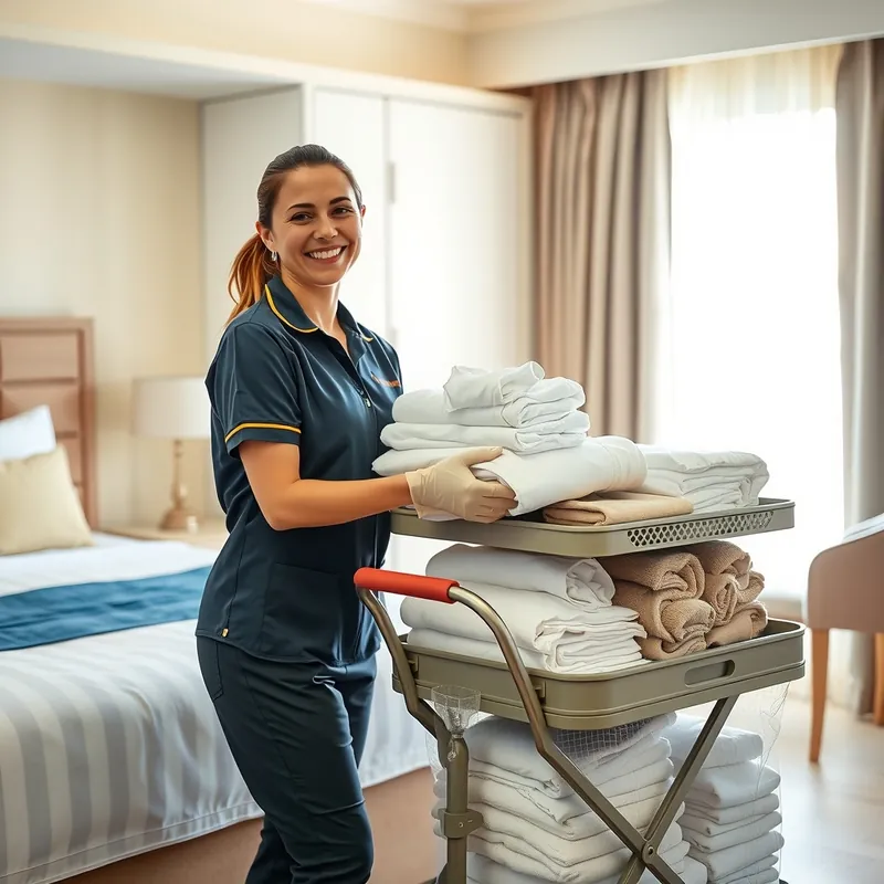 Room Attendant job in Malta (illustration)