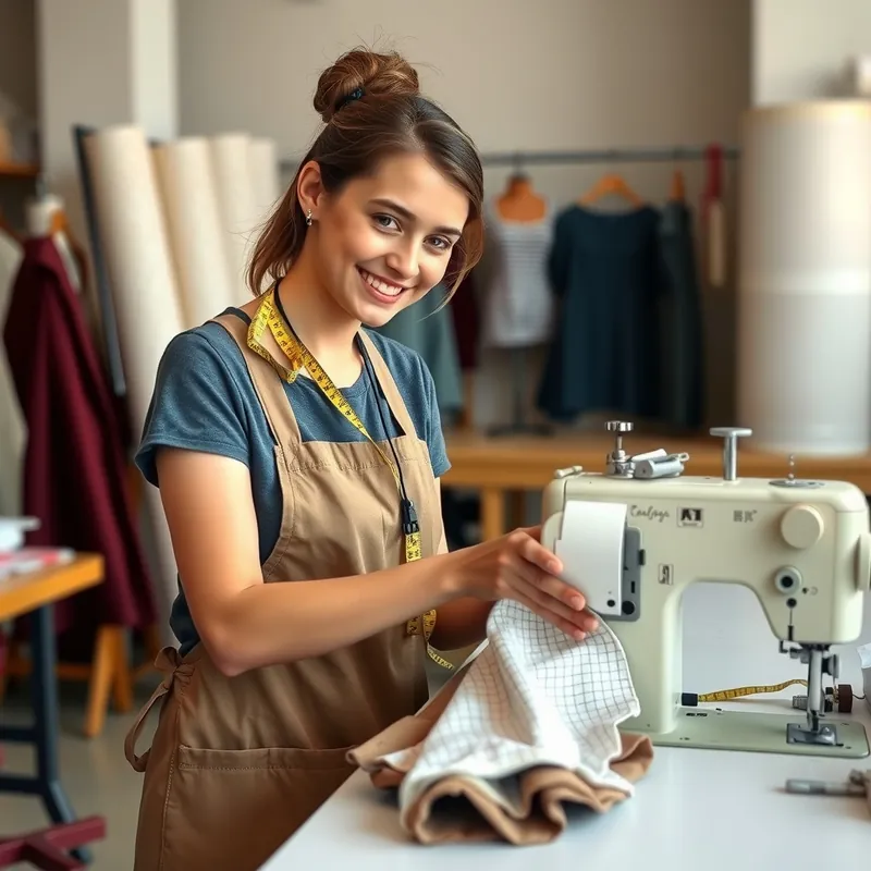 Seamstress Helper job in Malta (illustration)