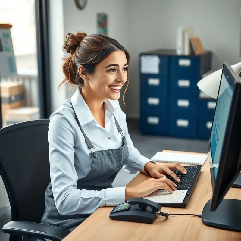 Secretary job in Malta (illustration)